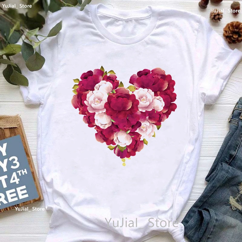 

Colorful Lips/Love/Flowers Love Print T Shirt Girls Paris Tower Style Tshirt Women Fashion Butterfly T-Shirt Female Summer Tops