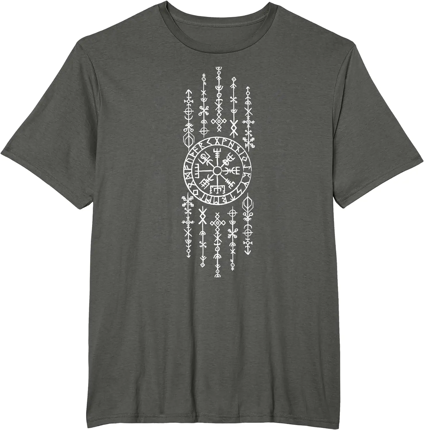 Classic Norse Runes  -   Compass Vegvisir T-Shirt