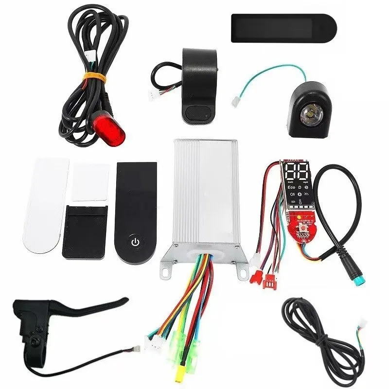 M365 scooter accessories, 36V350W controller, dashboard accelerator, headlights, tail lights, handbrake full set