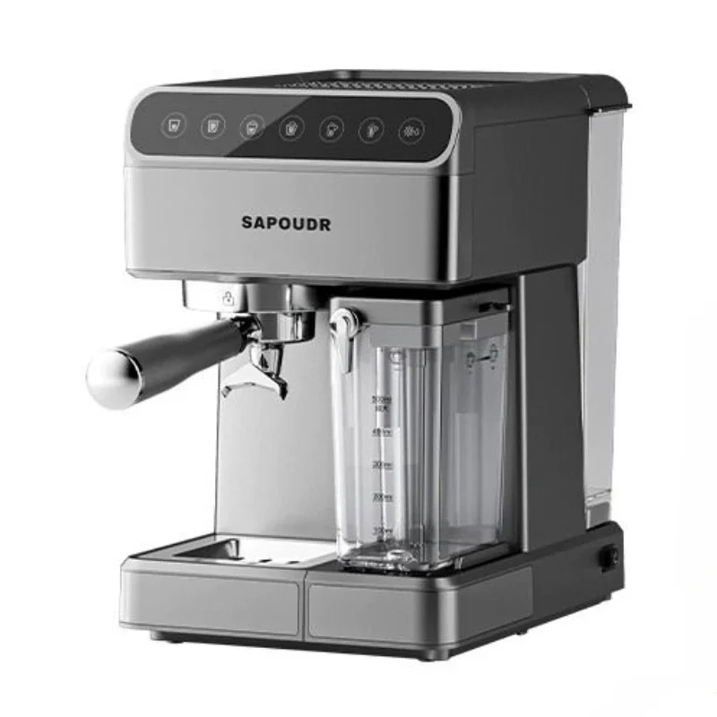 ماكينة قهوة اسبريسو منزلية شبه أوتوماتيكية ماكينة إسبريسو مزبد الحليب 20 بار ماكينة قهوة بخلاصة الضغط العالي