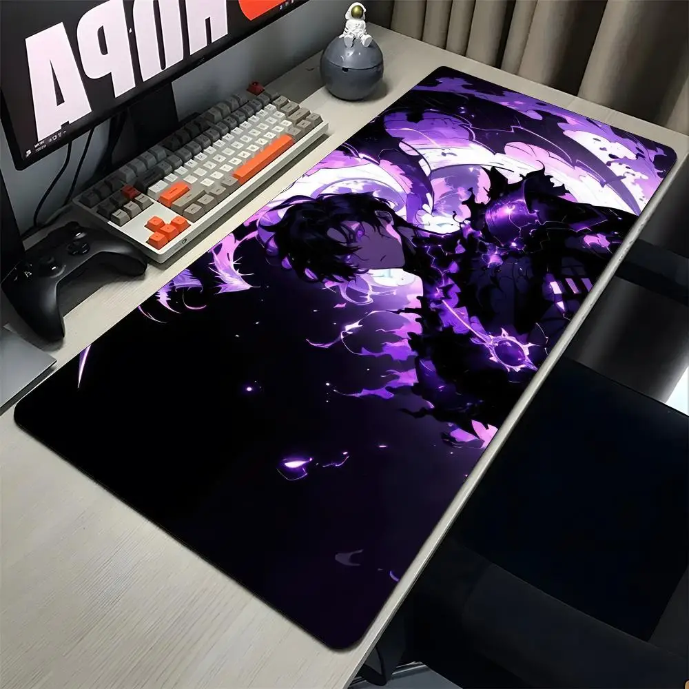 

Cartoon Solo Leveling Mouse Pad Gaming Mousepad Abstract Large 900x400x5mm MouseMat Gamer XXL Mause Carpet PC Desk
