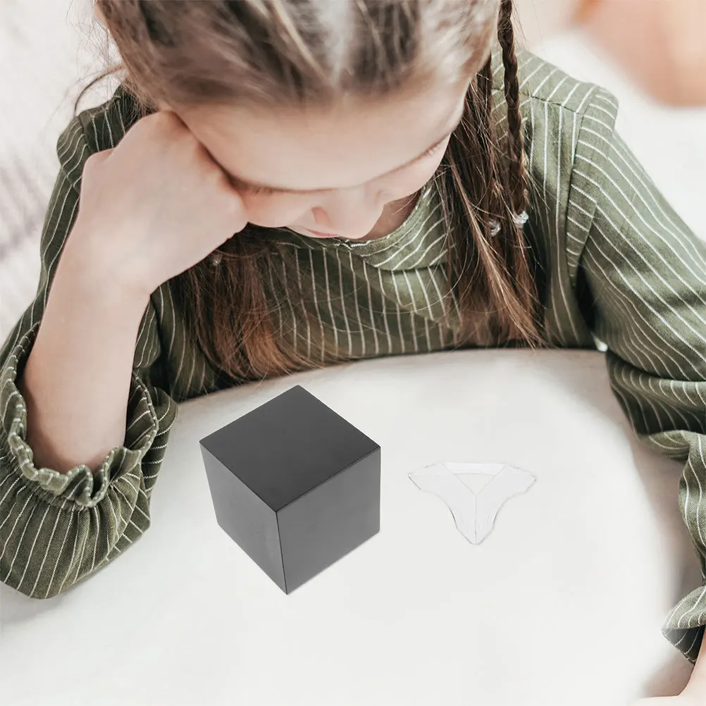 Base triangolare in plastica trasparente con supporto per cubo da 30 pezzi per espositore per puzzle di velocità, mini piedistallo per treppiede, gioco per bambini