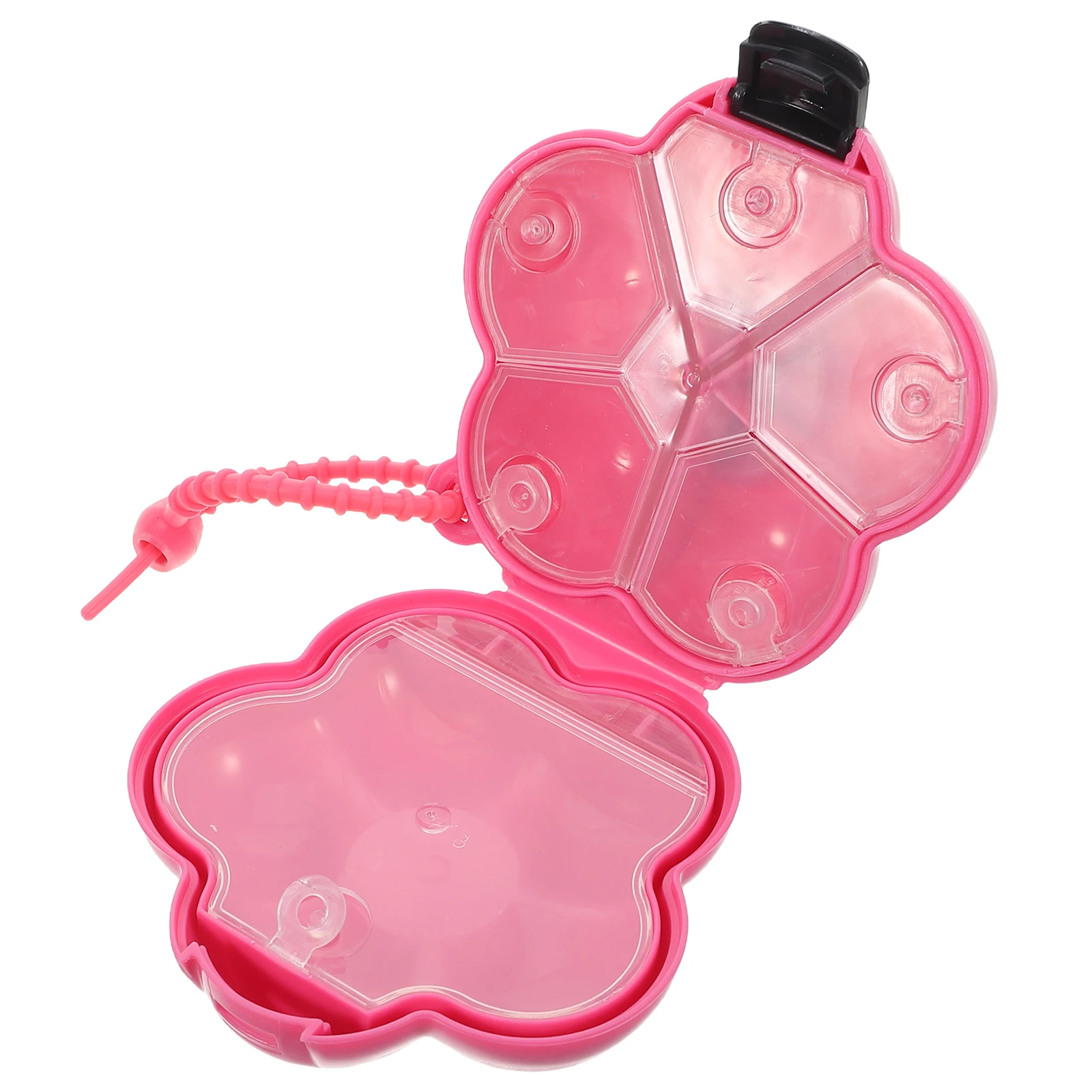 

Portable Travel Jewelry Box Mini Plastic Basket Small Earring Ring Necklace Organizer Case Multifunctional Dust Proof