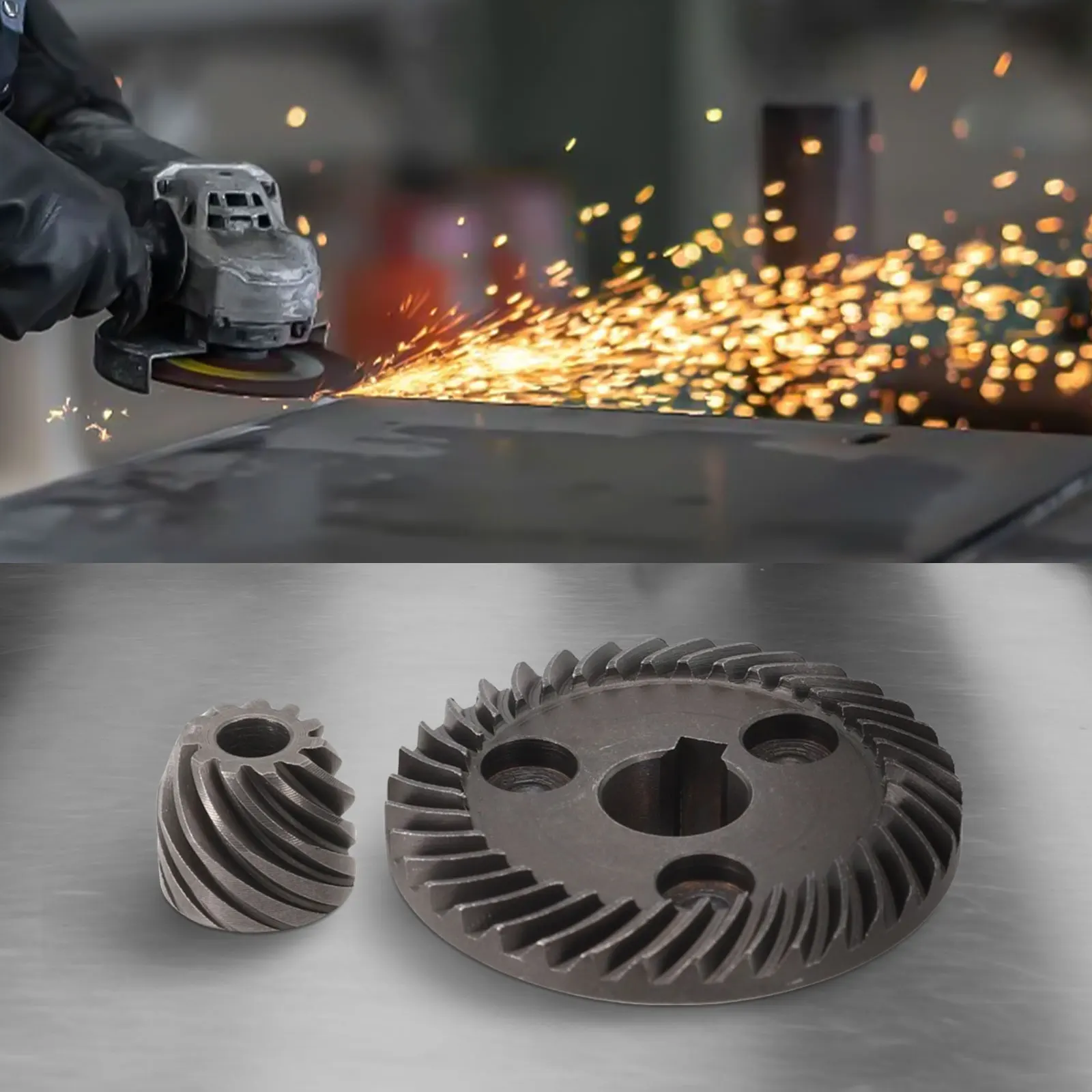 

Reliable Spiral Bevel Gear Kit for 9553Nb 9554Nb 9555Nb 9557Nb 9557Pb 9558Pb 9553Hn 9555Hn Premium Metal Material