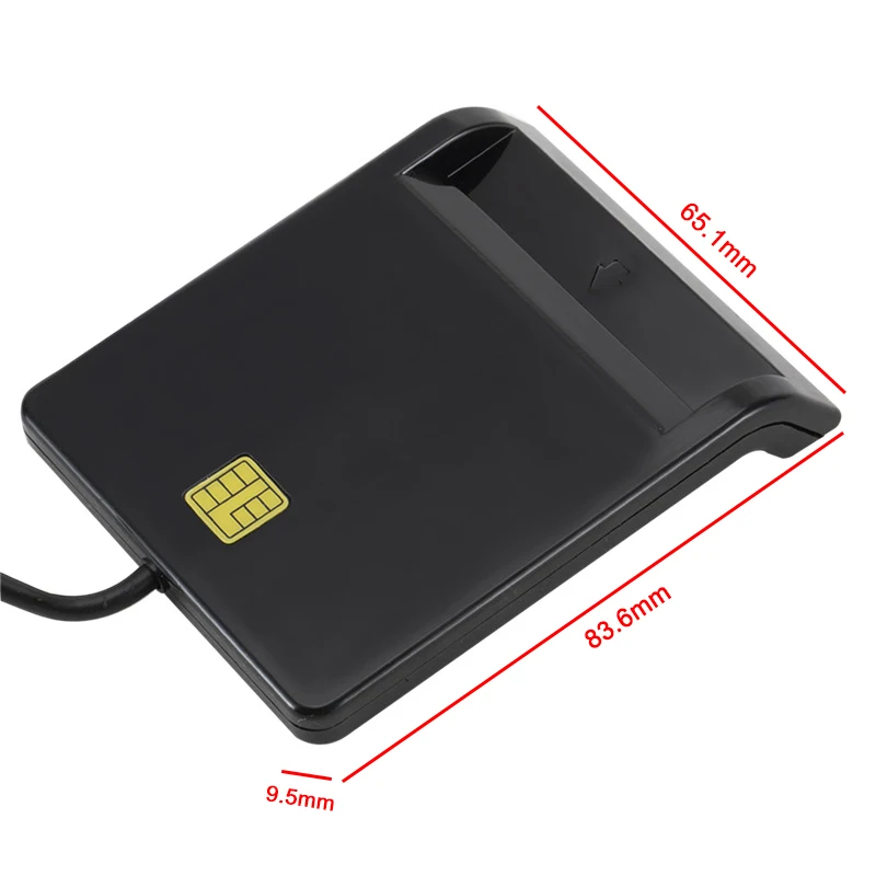 AIAI Universal Portable Smart Card Reader For Bank Card Card ID CAC DNIE ATM IC SIM Card Reader For Android Phones And Tablet