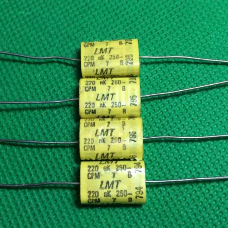 10-100PCS French LMT CPM7B series 0.22uf250v 220nf 224 axial thin film infinite capacitor
