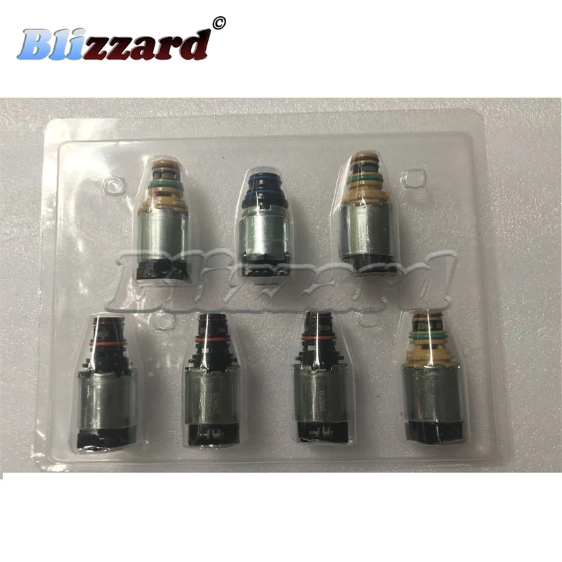 New 7Pcs Automatic Transmission Solenoid Set 6T40 6T30E 6T40E 6T45E 6T50E 6T30 Fits for Buick LaCrosse Auto Accessories