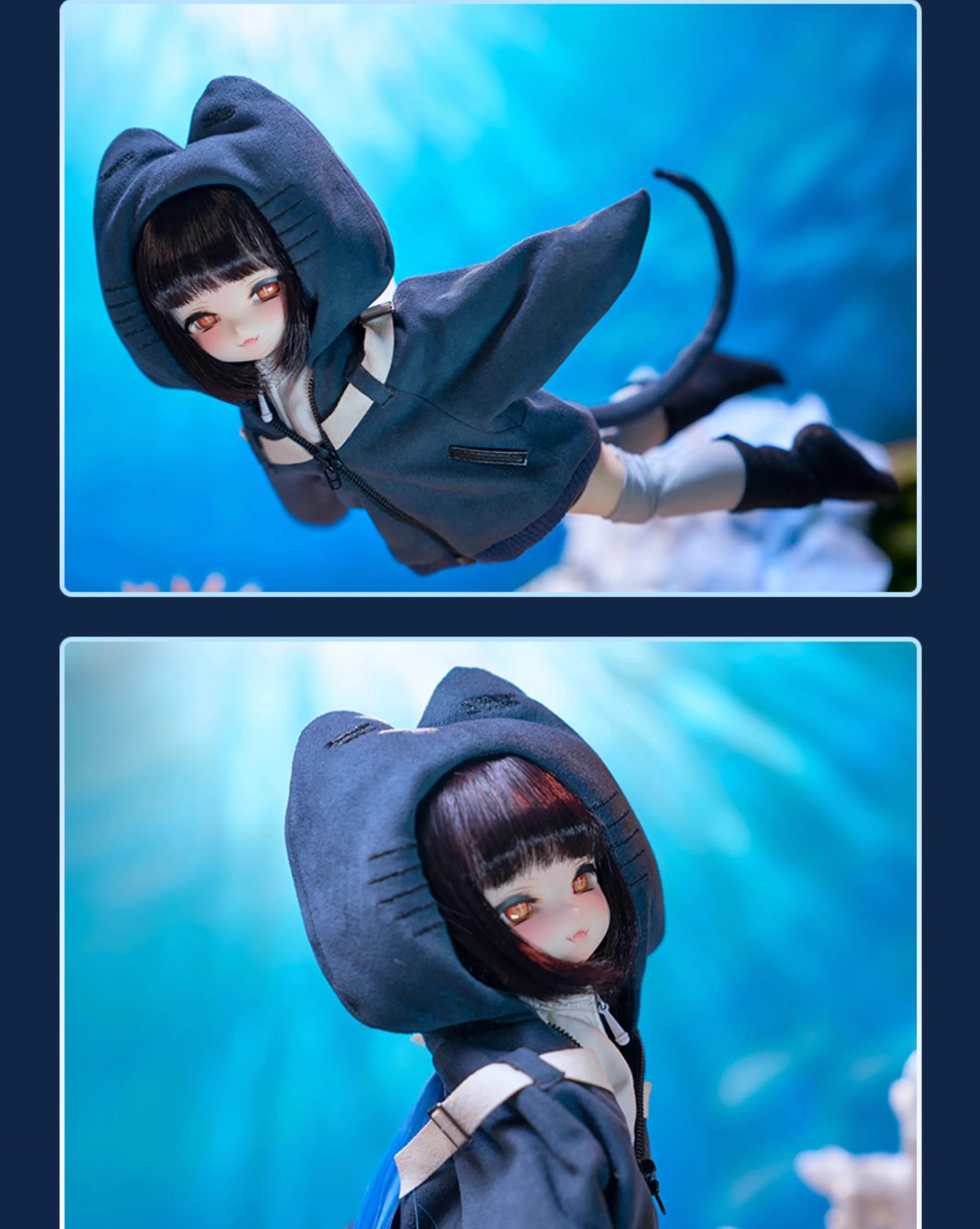 Spot inventario diablo pez veneno fragancia MJD muñeca articulada BJD 1/6 oficial auténtico personaje 2D DIY 27,5 cm muñecas