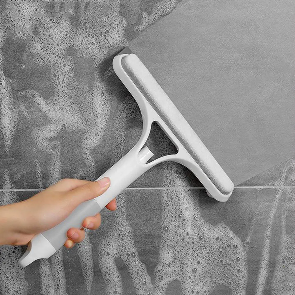 

3Pcs Small Squeegee Kit for Window Shower Mirror Glass Cleaning Tool with Water Sprayer Practical and Convenient