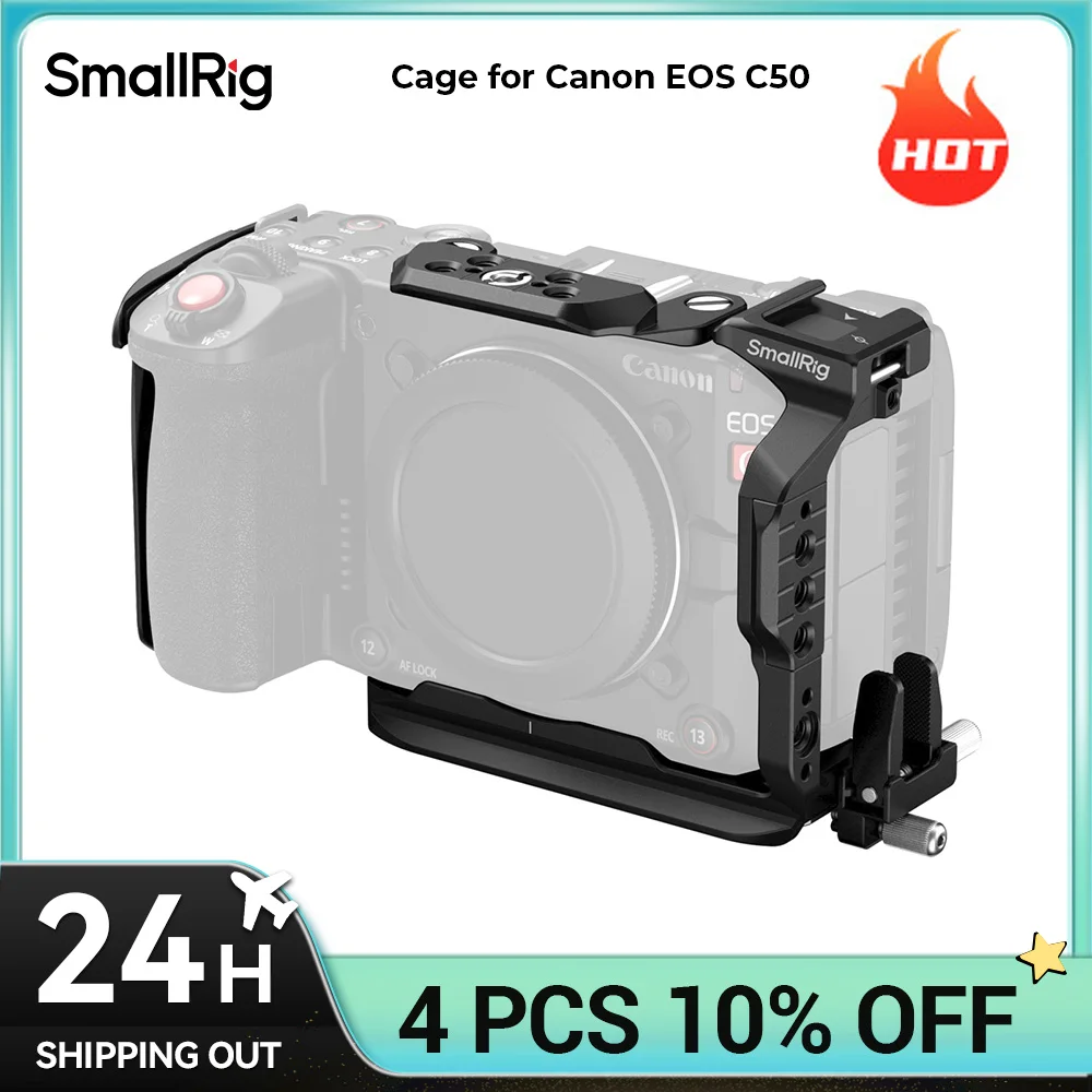 Cage SmallRig EOS C50 pour Canon EOS C50, conception modulaire � couverture compl�te avec plaque � d�gagement rapide arca-swiss pour DJI 5656