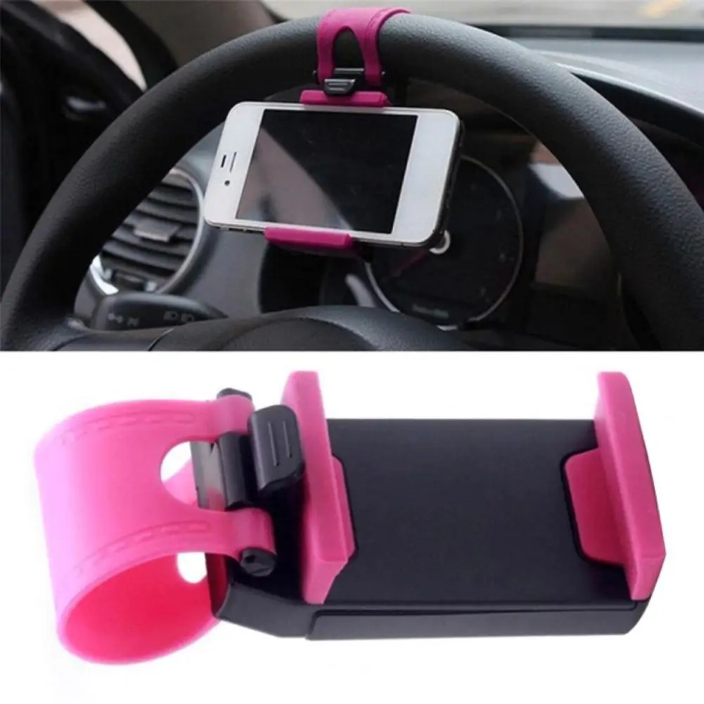 High-quality Phone Mount  Non-marking Good Hardness Phone Holder  Car Steering Wheel Phone Stand