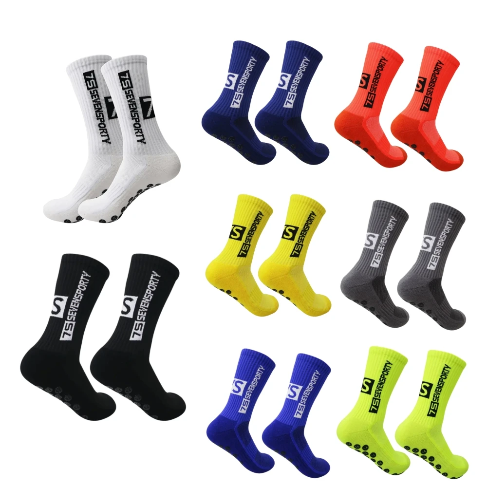 Men's Anti-Slip Athletic Socks: High Quality, Soft, Breathable & Thickened Sports Socks for Running, Cycling, Hiking, Football,