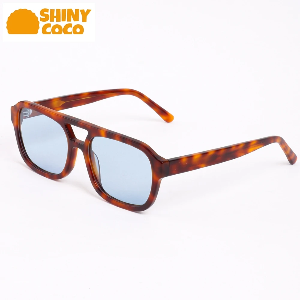 

ShinyCoCo Luxury Brand Shuangliang Fashion Cross Border Trend Sheet Sunglasses Square Polarized Sunglasses