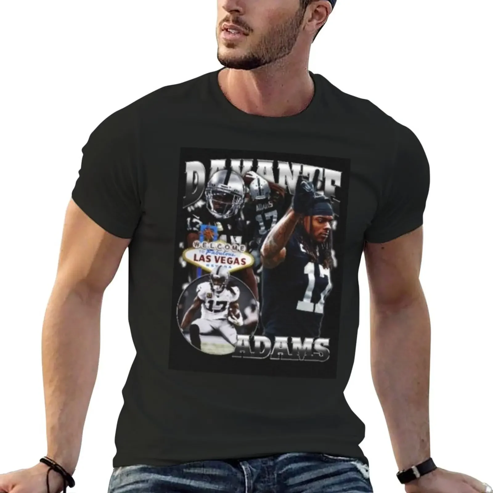 Davante Adams T-Shirt animal prinfor boys customizeds Aesthetic clothing fruit of the loom mens t shirts