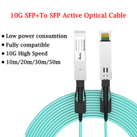 FASO 10G SFP to SFP Active Optical Cable 10/20/30/50meter SFP AOC OM3 Active Optcal Fiber Cable 10G Optical Module