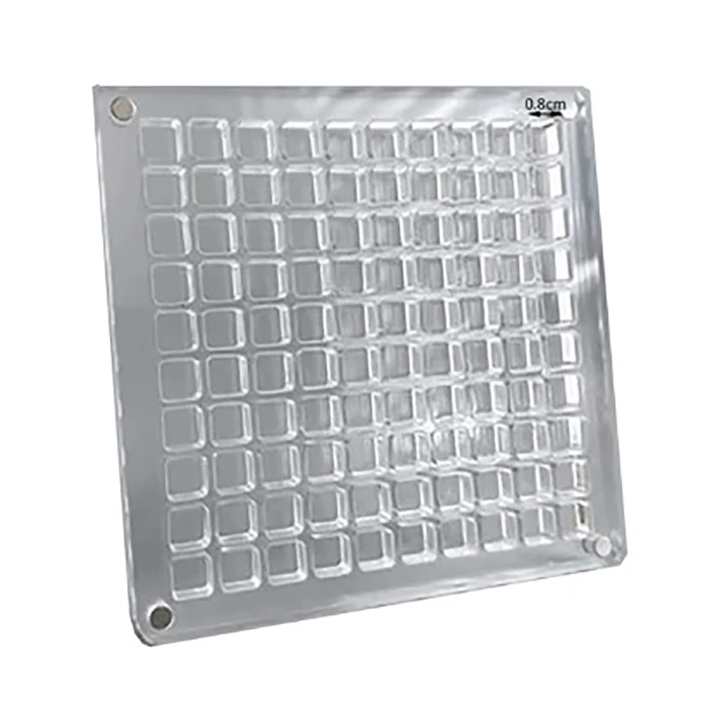 White Diamond Jewelry Storage Box 3-10mm Gemstone Display Organizer Case for Store Gems Bare Stone Packaging Cover Tray