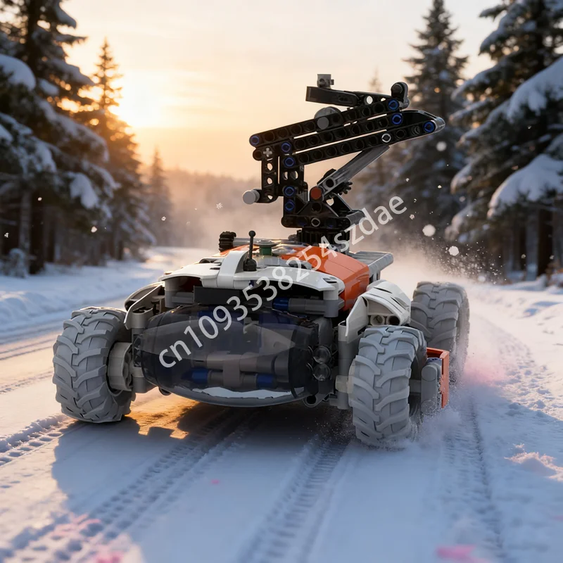 

472pcs MOC Material Handling Crane Mod Technical Model Building Toy Blocks Construction DIY Idea Education Christmas Gift Kids