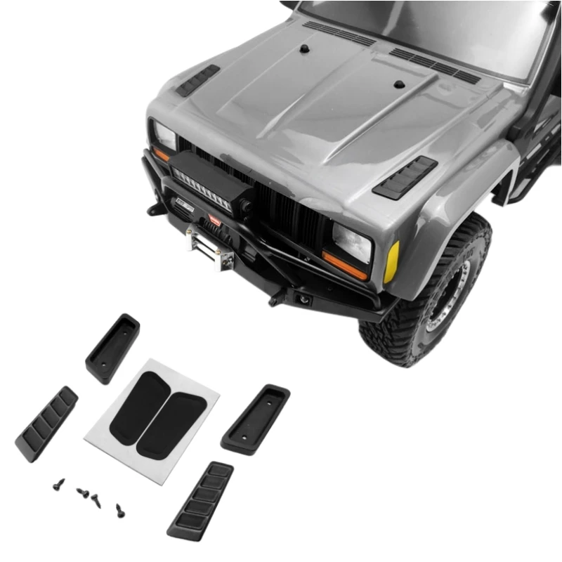 Simulation Hood Air Intakes for 1/10 Axial SCX10 90046/90047 XJ Cherokee Body Shell Trim Parts