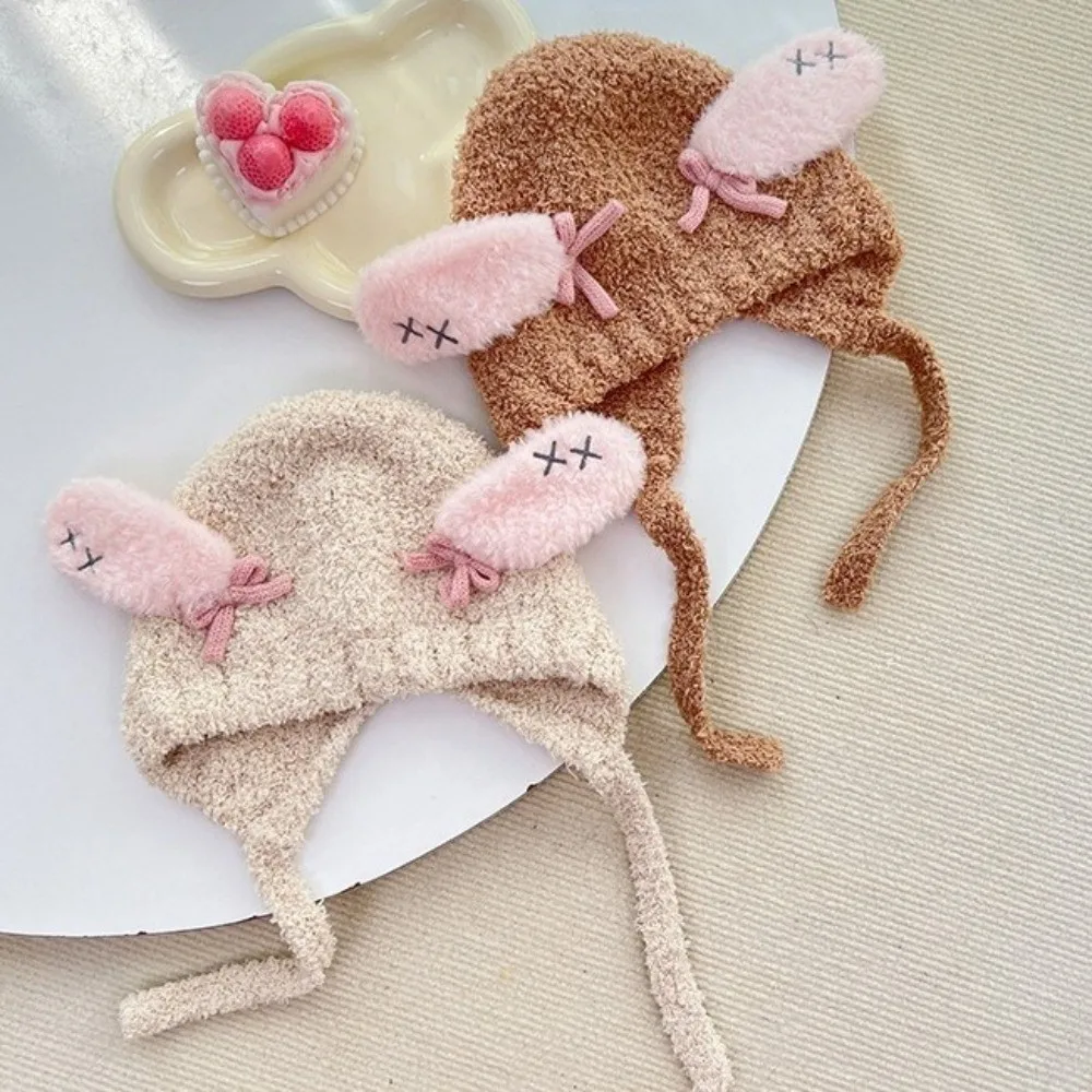 قبعة عصرية لحماية الأذن مقاومة للبرد، قبعة حرارية مريحة للأطفال، قبعة من الصوف، نشاط التزلج