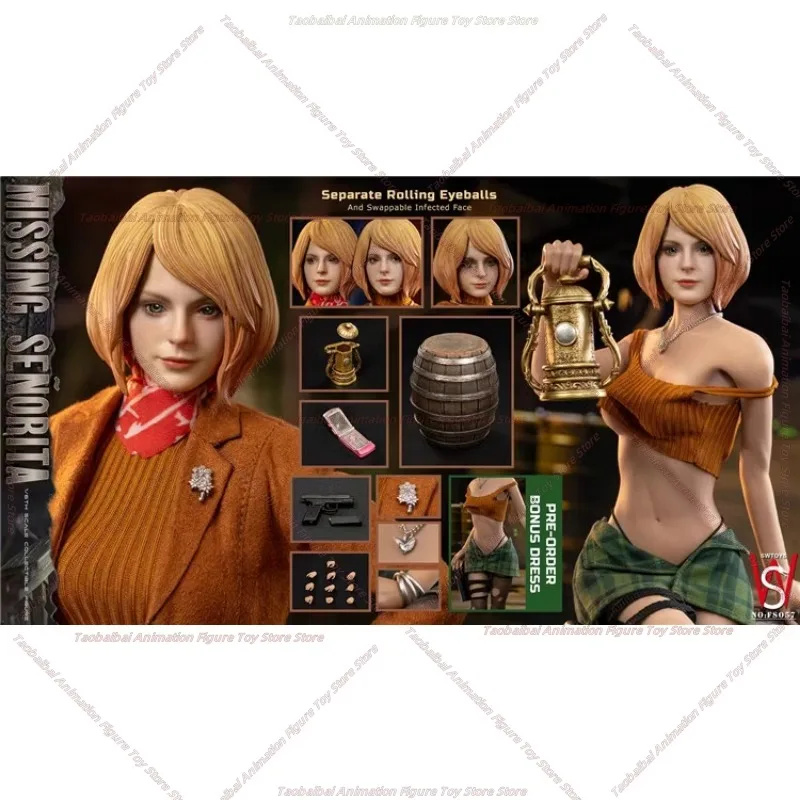 SWTOYS 1/6 Ashley Regular Version/Armor Version Action Figure FS057/FS058 Toy Collection Gift in Stock Original