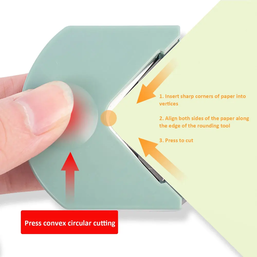 قاطعة الزاوية المستديرة R4 مناسبة لتقليم ورق المكتب وبطاقات المعايدة والصور وبطاقات العمل.