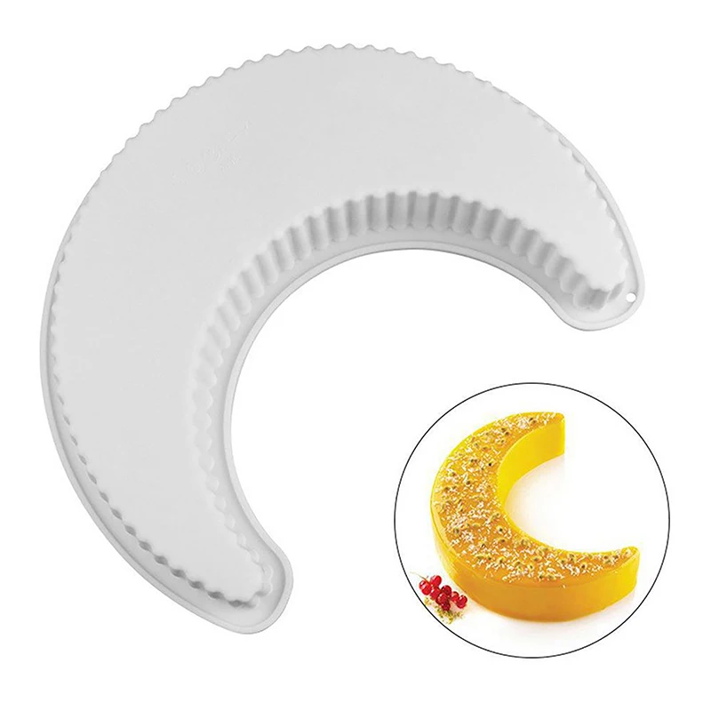 Moon Shape Silicone Cake Mold Eid Mubarak Ramadan Dessert Mousse Biscuit Bread Mould For Kitchen Baking