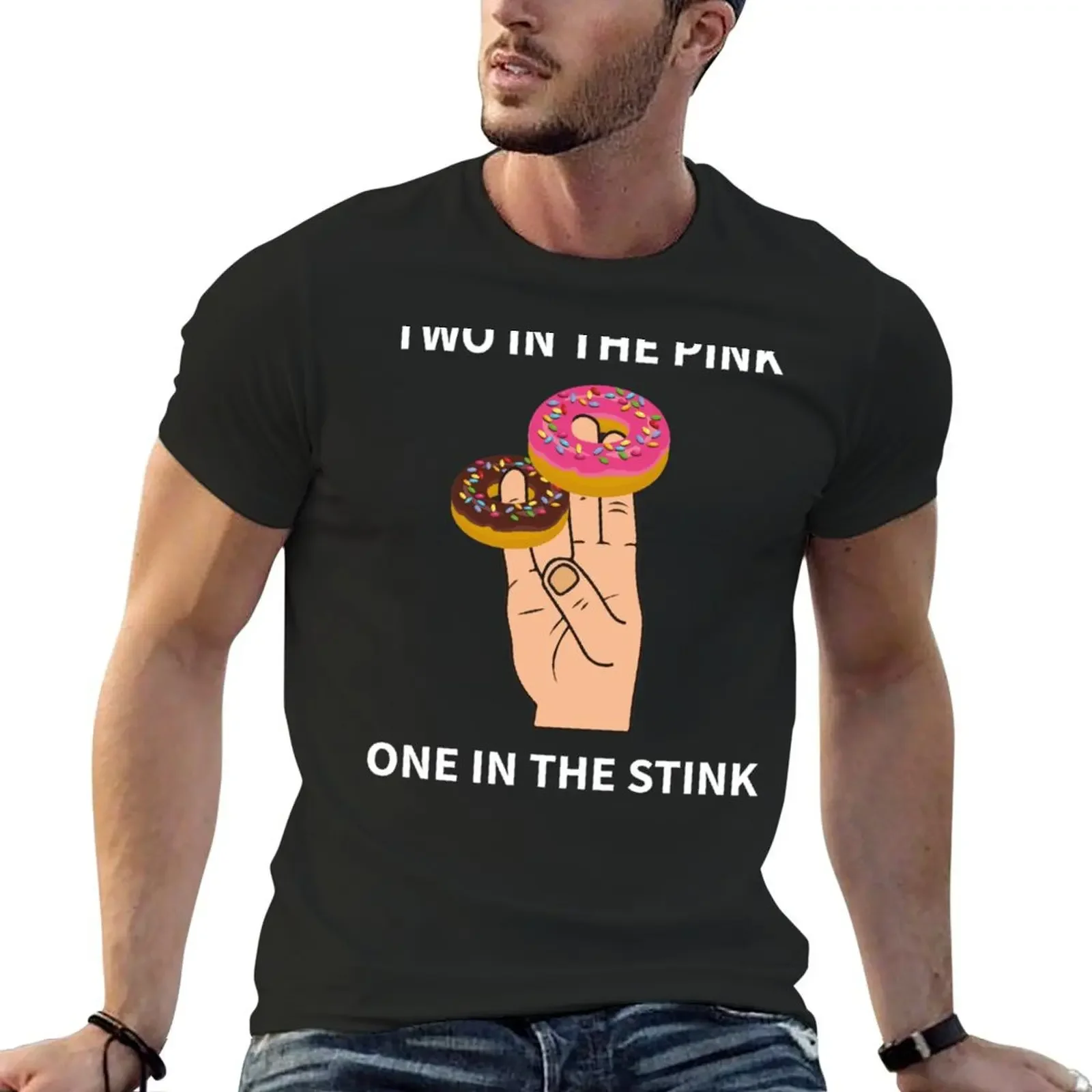 two in the pink one in the stink T-Shirt vintage clothes shirts graphic aesthetic clothes mens graphic t-shirts hip hop