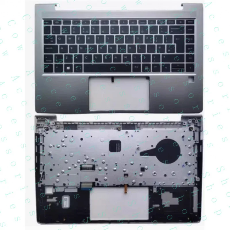 PP+UK layout New laptop upper case cover palmrest with keyboard for HP EliteBook 640 645 G8 G9 G10 HSN-Q32C