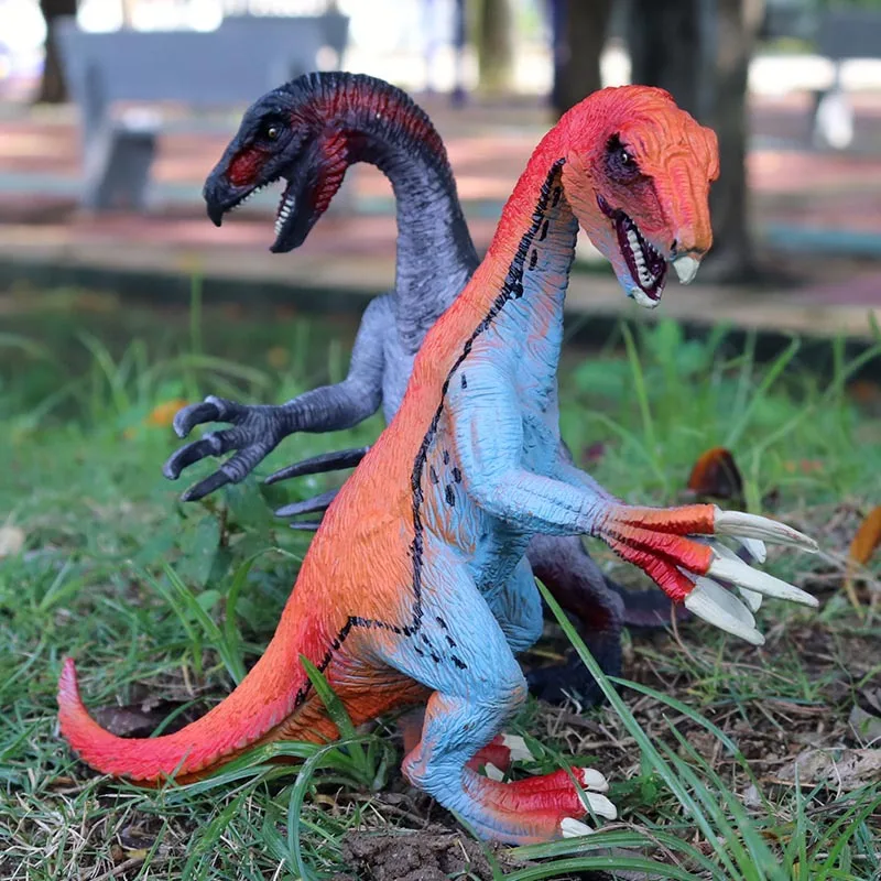 Simulatie Dier Klassieke Prehistorische Savage Therizinosaurus Dinosaurus Action Figures Jurassic Dino Wereld Park Model Speelgoed Kid Gift