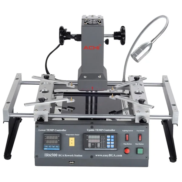 ACHI IR6500 Professional BGA Rework Station Soldering & Desoldering Machine with Precise Temperature Control for PCB, IC Chip Repair and Electronics Maintenance