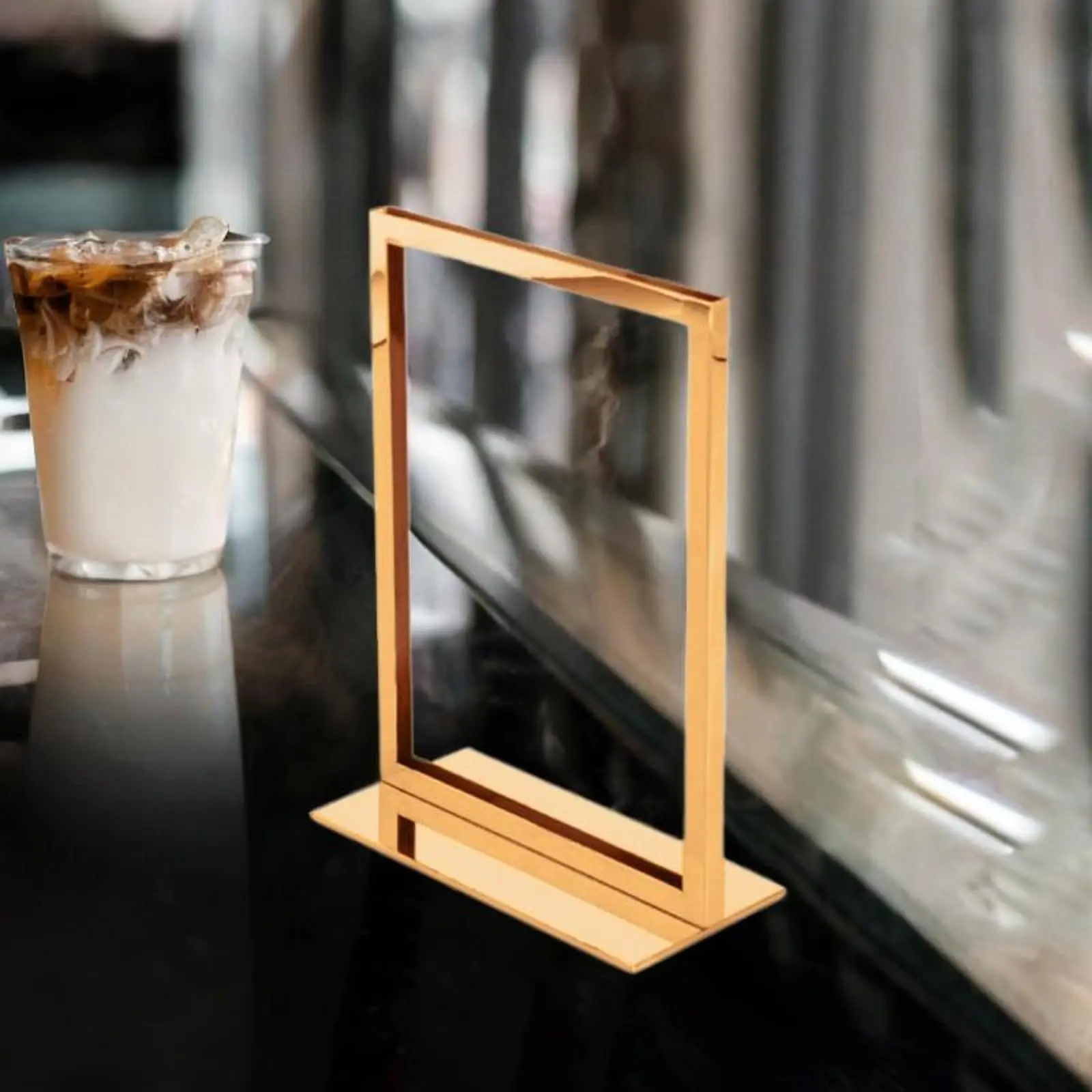 Poster Stand Double Sided Display Promotional Signs Sign Stand Tag Advertising Store Reusable Frame Desktop Sign Stand Holder