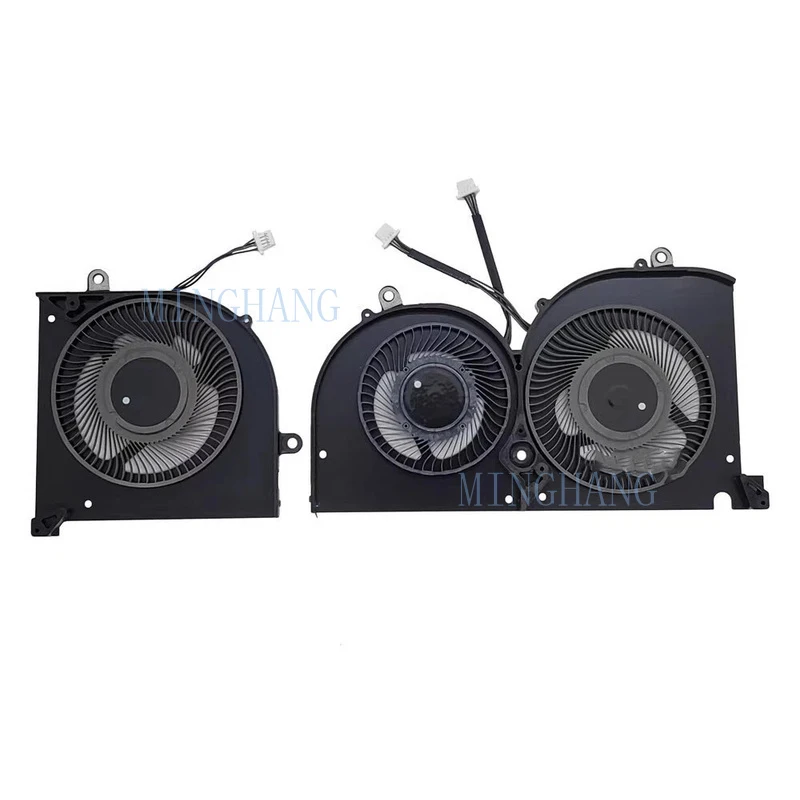 M   For MSI GS76 WS76 Creator 17 B11UE MS-17M1 Laptop CPU GPU Cooling Fan Pair