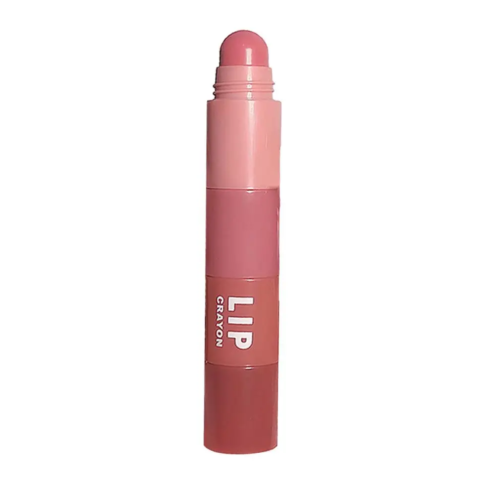 Nude Matte 4 In 1 Lipstick Kit Combo Velvet Long Lasting Red Fading Lip Tint Cosmetic Crayons Sexy Lip Not Lips Liner Makeu J3W0