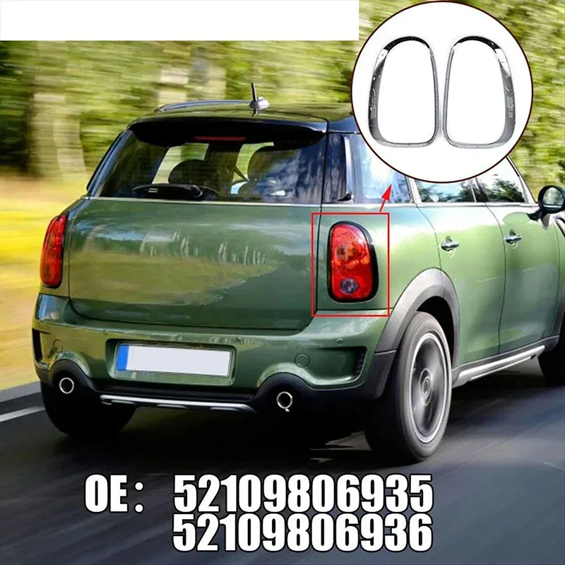 Car Light Cover Trim Ring Headlight Tail Light Frame For BMW Mini R60 2011-2016 51139801573,51139801574, 52109806935,52109806936