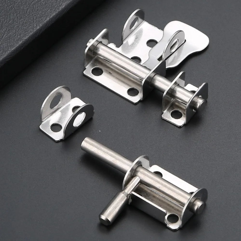 

Stainless Steel Door Latch Gate Safety Lock Sliding Mechanism Sliding Bolts Latch Toilet Door Lock Hardware Hasp Lock