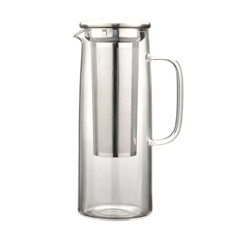 heat-resistant-glass-coffee-dripper-300ml-with-large-stainl-steel-filter-for-hand-brewing-coffee-pot-korean-sle-plastic