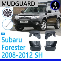 Mudguards fit for Subaru Forester SH 2008 2009 2010 2011 2012 Car Accessories Mudflap Fender Auto Replacement Parts