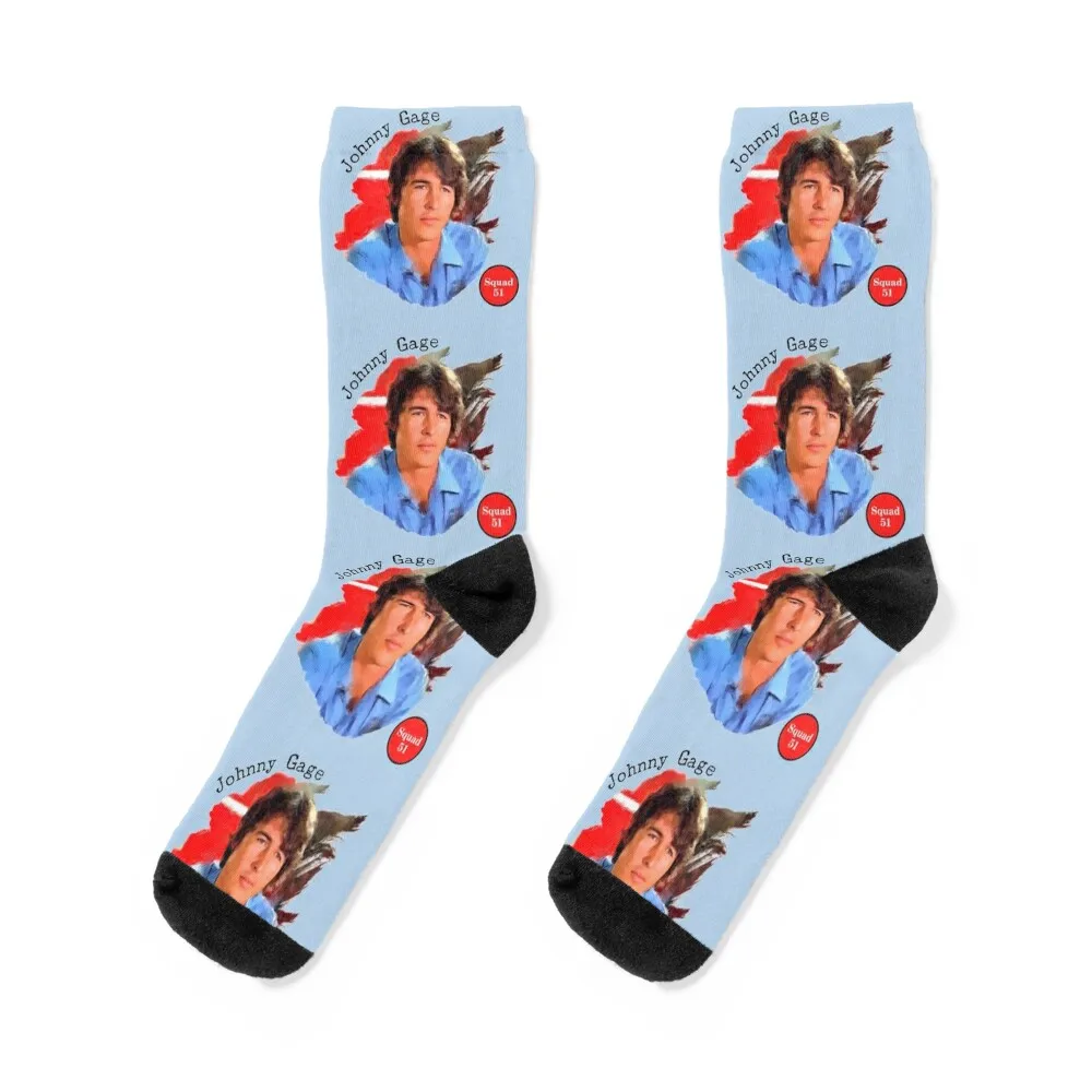 Johnny Gage TV Show Emergency! Socks summer cute Socks Female Men's