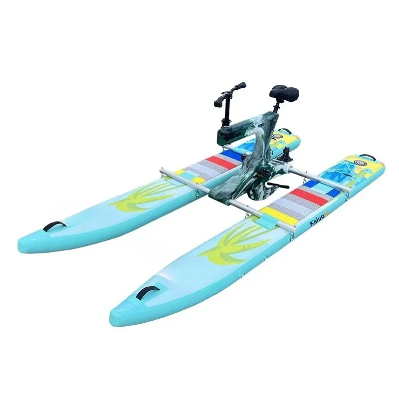 Portable sports adventure type water bicycle park water pedal boat kayak inflatable boat