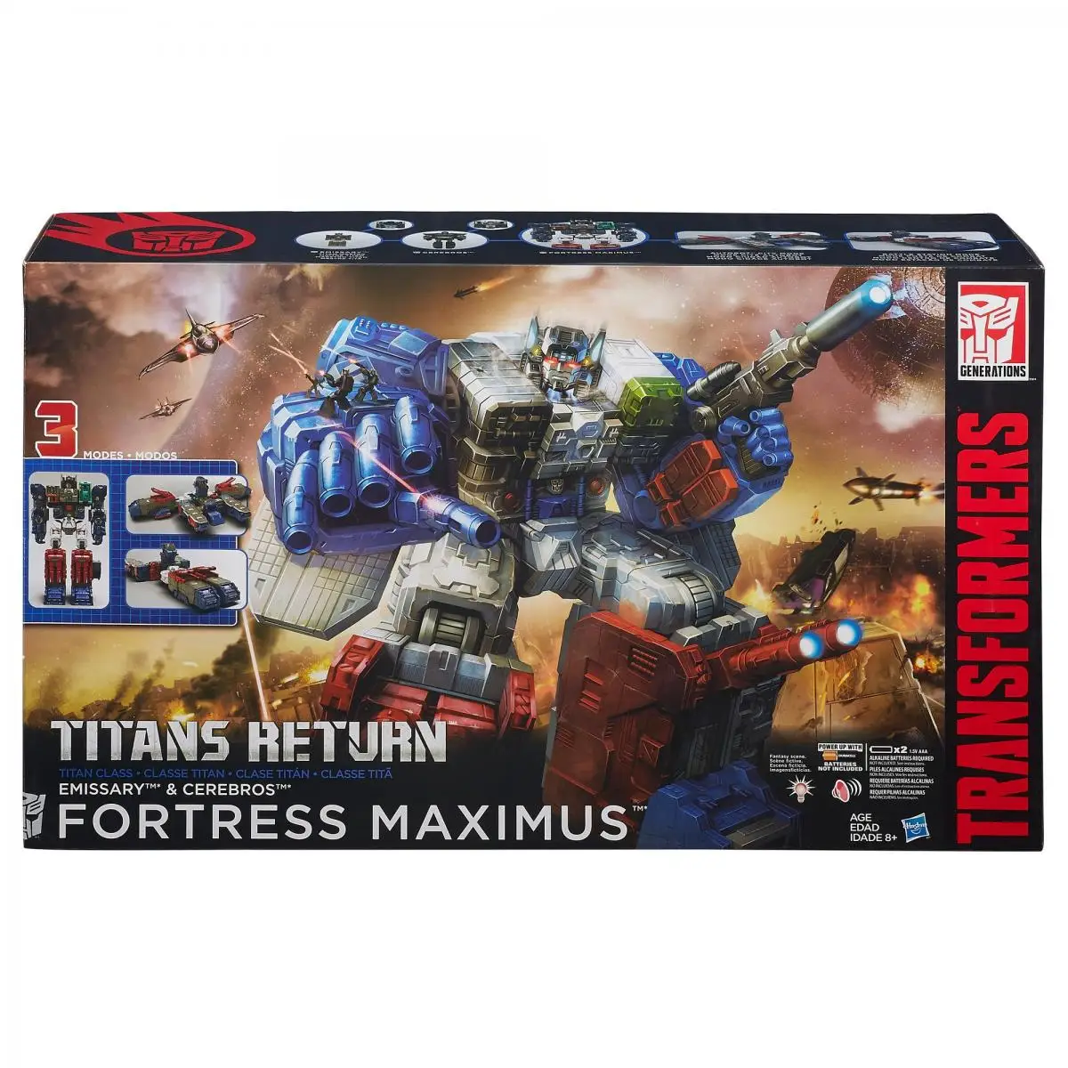 TransDevices-Figurine à collectionner, Sir Aations Titans Return Titan aqFortress Maximus, Toy Gift