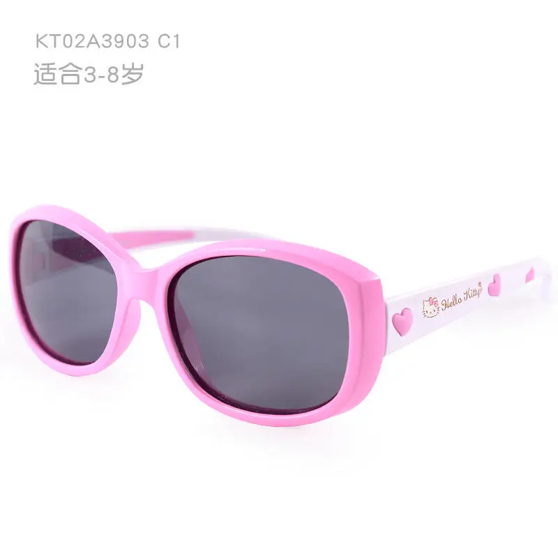 TAKARA TOMY 2022 Hello Kitty Children\'s New Anti-UV Glare Lightweight Sunglasses Girls Seaside Cute Sweet Sunscreen Glasses