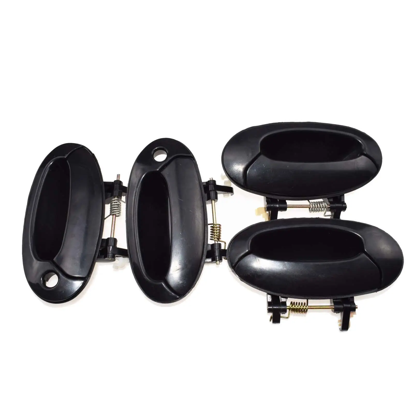 

4-Piece Set Black Exterior Door Handle FL FR RL RR for Hyundai for Elantra 1996-2000-