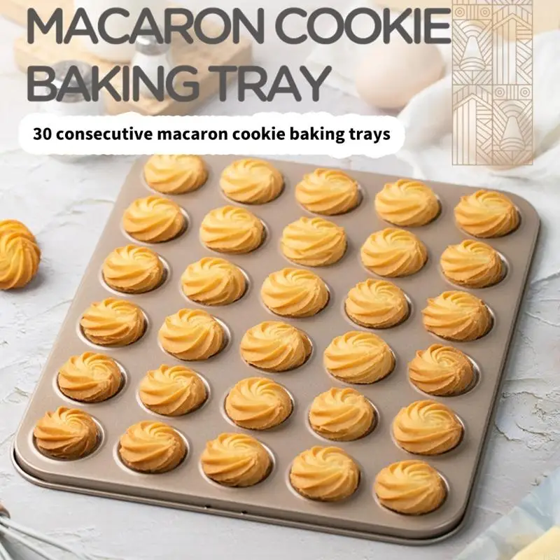 F62A – poêles à macarons Biscuits professionnelles, plateau à macarons antiadhésif fiable, plaque cuisson Unique pour des