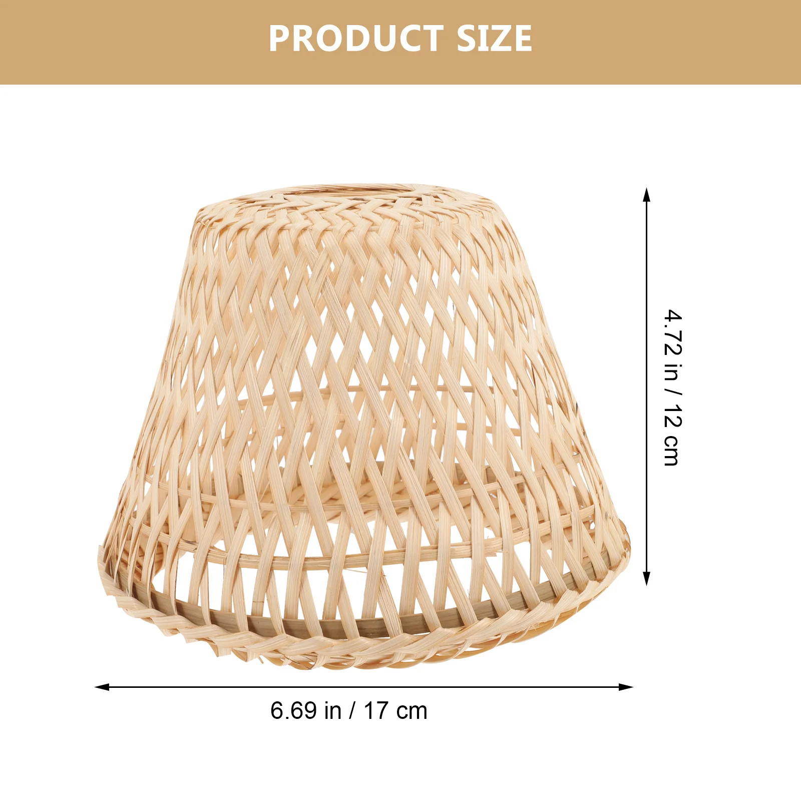 Bamboo Lampshade Accessories Retro Style Branches Versatile Hotel