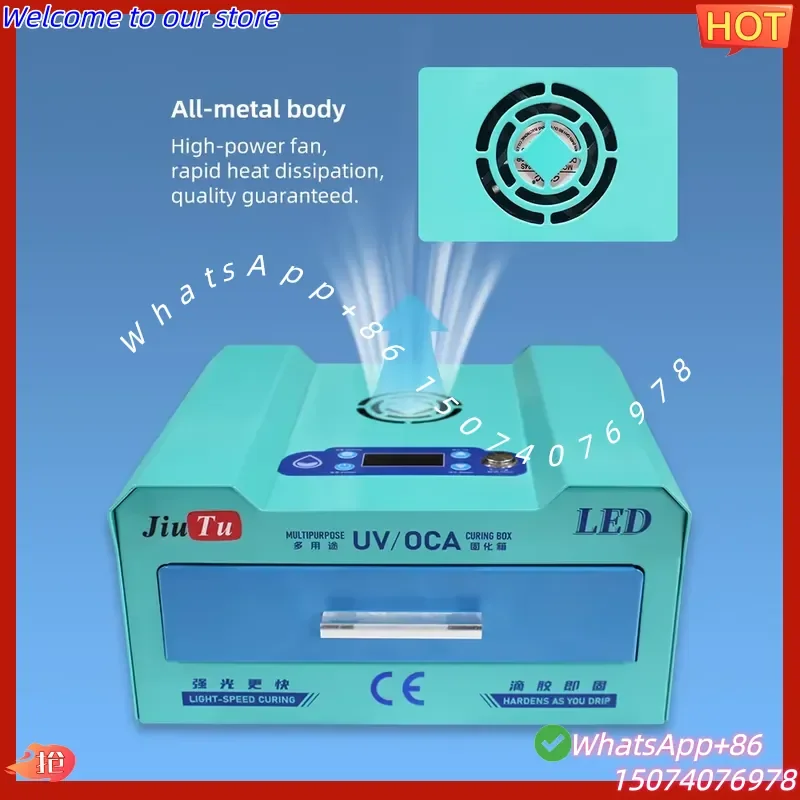 2026 220V Vacuum UV Curing Light Box with Negative Pressure Bonding Close Fit for Different Models