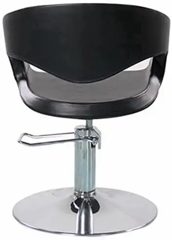 كرسي الحلاق كرسي صالون لمصفف الشعر كرسي تصفيف هيدروليكي كلاسيكي لمصفف الشعر باللون الأسود #4