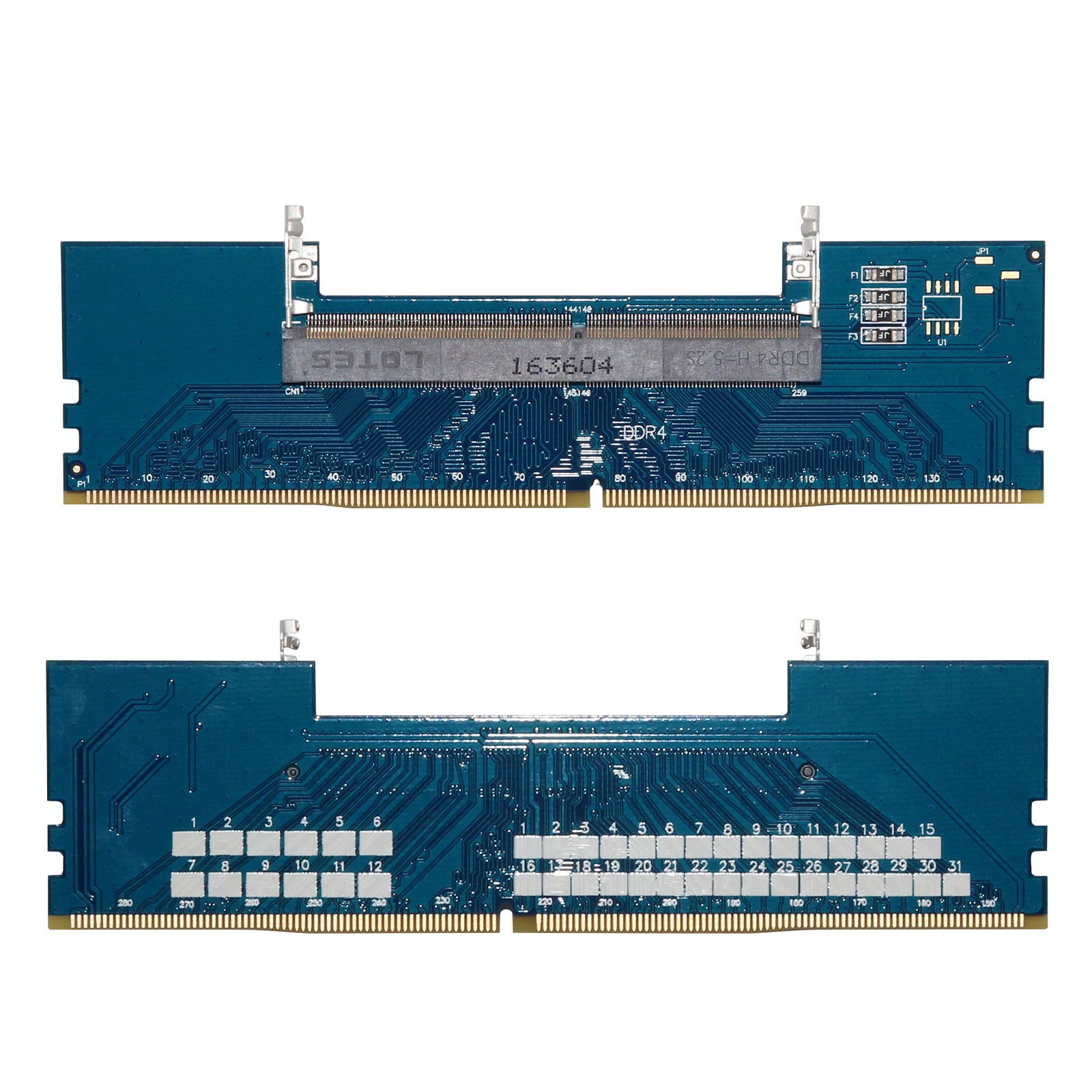 Laptop DDR4 SODIMM To Desktop DIMM Memory Cards Converter Adaptor 3200/2666/2400/2133MHZ 4-Layers Desktop Memory Adapter