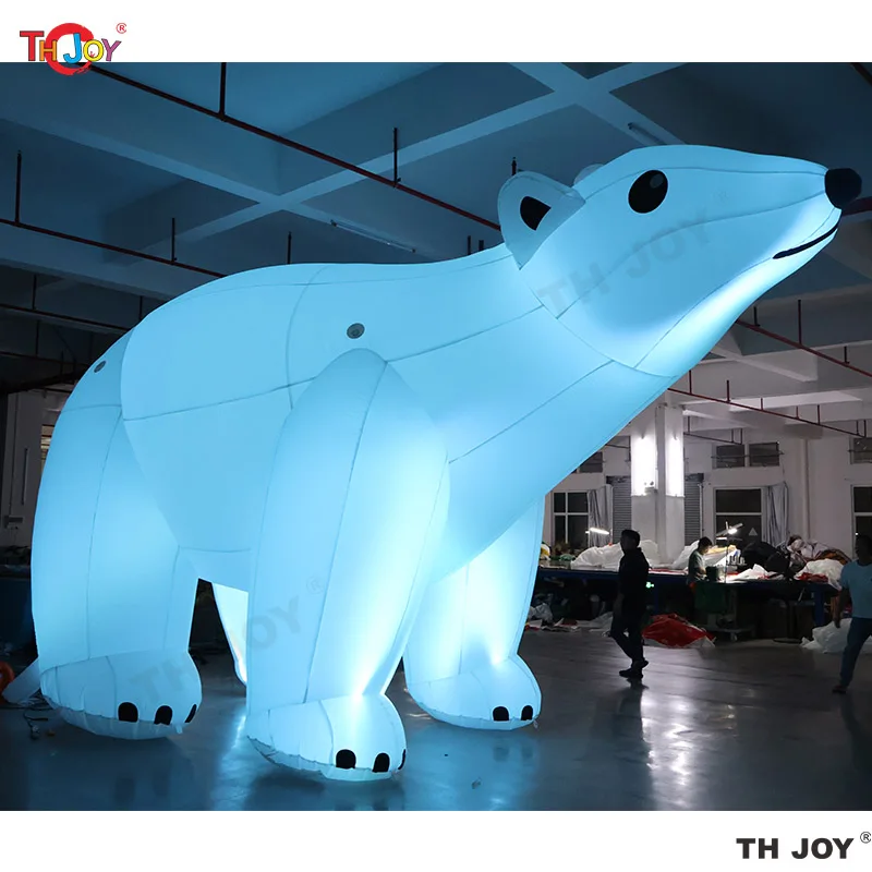 

Гигантская воздушная игрушка-белый медведь - большой надувной белый медведь высотой 6 м/20 футов