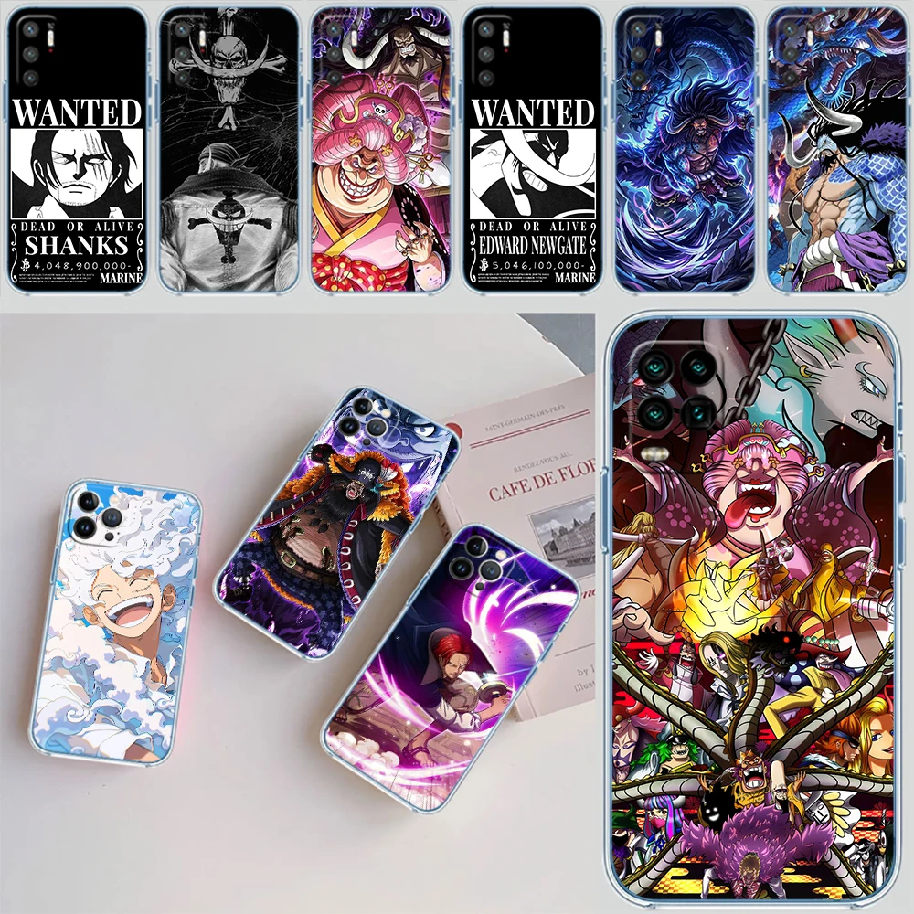Funda Transparente para Teléfono UN27 One Piece YONKO para Motorola Moto G40 G04 G05 One Ace Action Fusion + Plus Hyper Macro Vision Zoom
