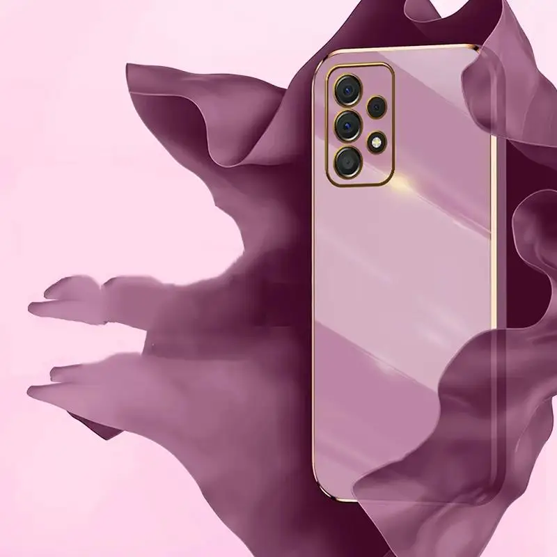 Funda Galvanisierte Überzug Fall Für Samsung Galaxy A56 A36 A26 A16 A55 A35 A25 A15 A53 A73 A33 A34 A52 4G A52S A05 A06 5G Abdeckung – Detail 4